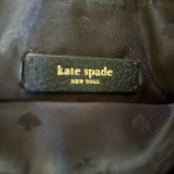 Kate Spade crossbody black pebbled soft leather. Top zip closure. 10” 7”. - Picture 7 of 8